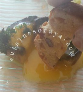 Champignon farci à l&rsquo;oeuf