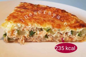 Quiche saumon aux courgettes