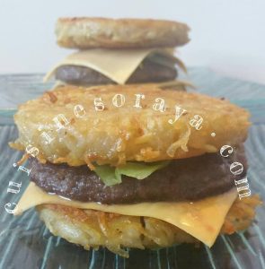 Burger pommes de terre