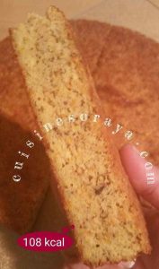 Gâteau noisette à l&rsquo;orange