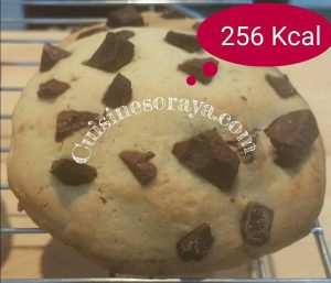 Cookies coeur chocolat coulant