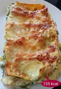 Lasagne épinards chèvre et poulet