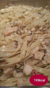 Tagliatelles au saumon frais