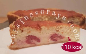 Tarte fromage blanc framboises