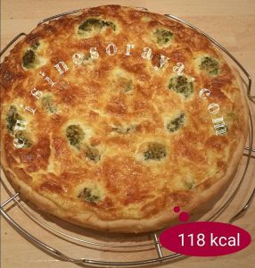Tarte aux brocolis et chèvre