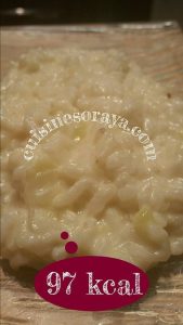 Risotto courgettes et vache qui rit.
