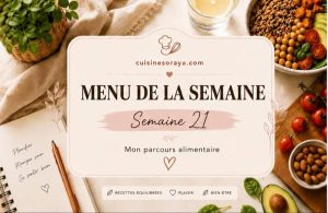 Mon menu semaine n°21 – Mon parcours de perte de poids